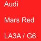 Preview: Audi, Mars Red, LA3A / G6.